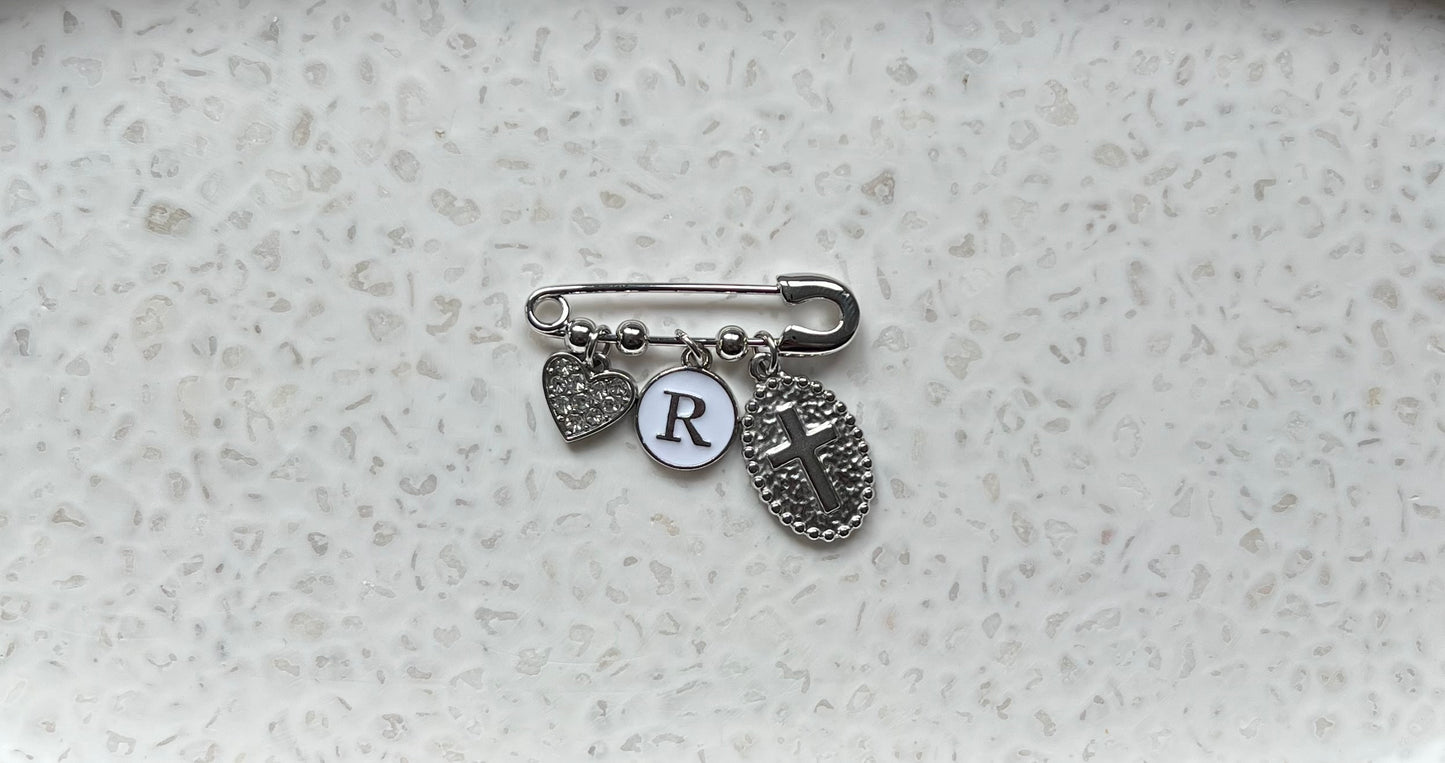 Silver Cross Pin 2