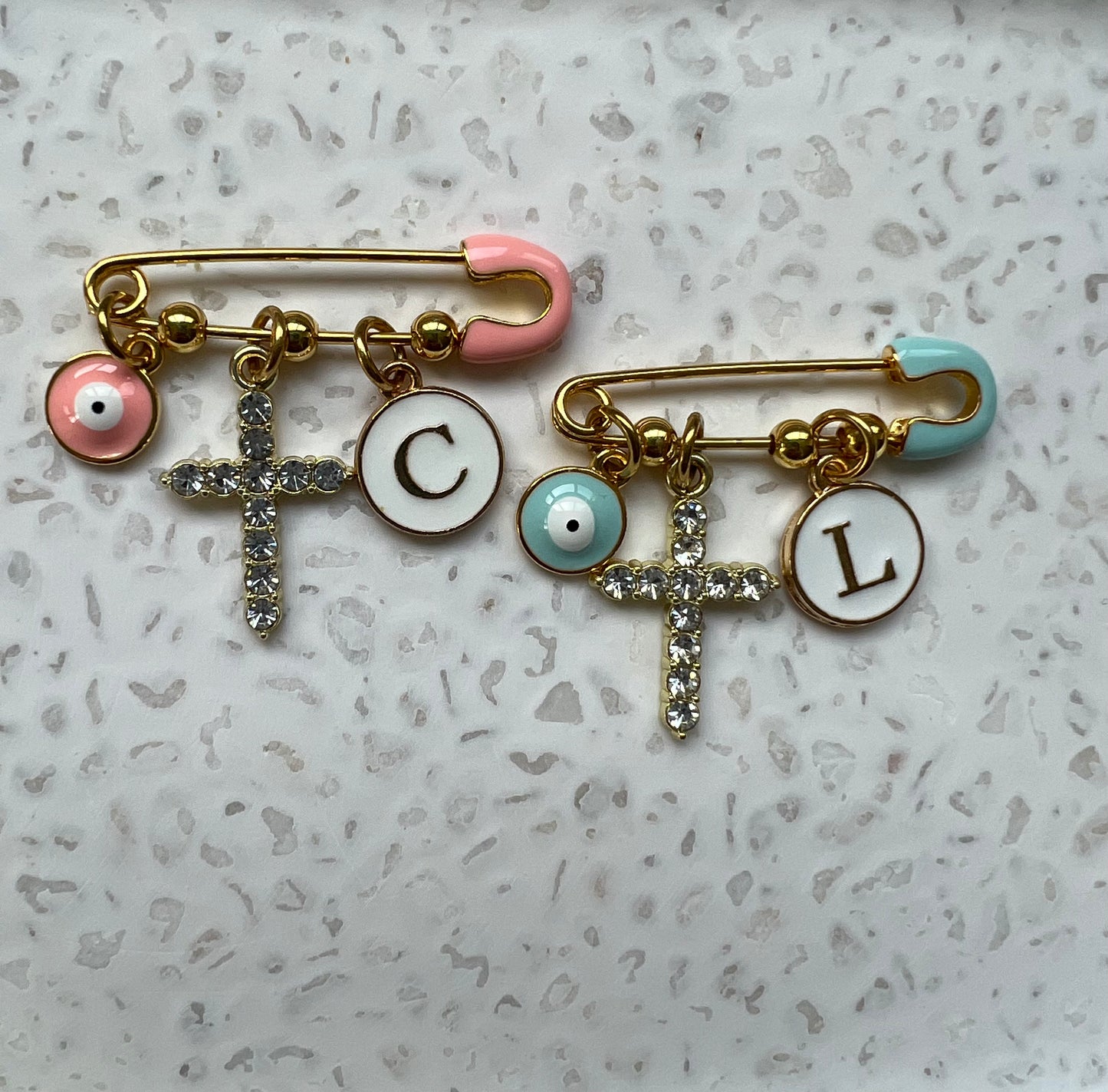 Baby Diamond Cross Pin
