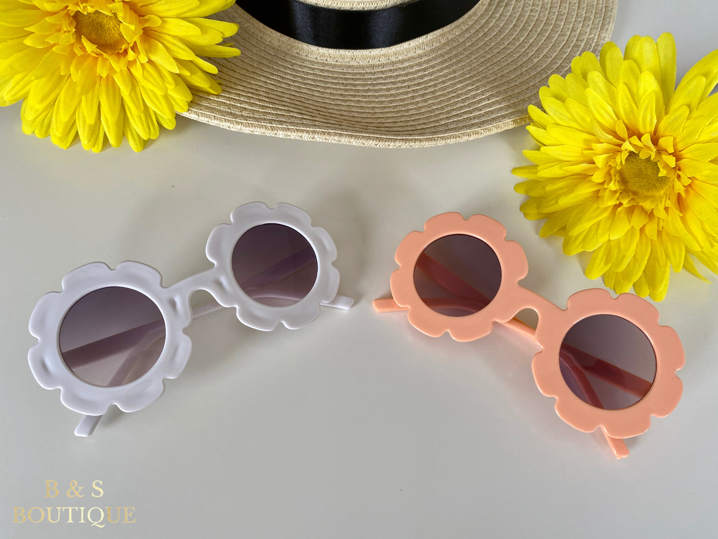 Sunglasses | White Flower