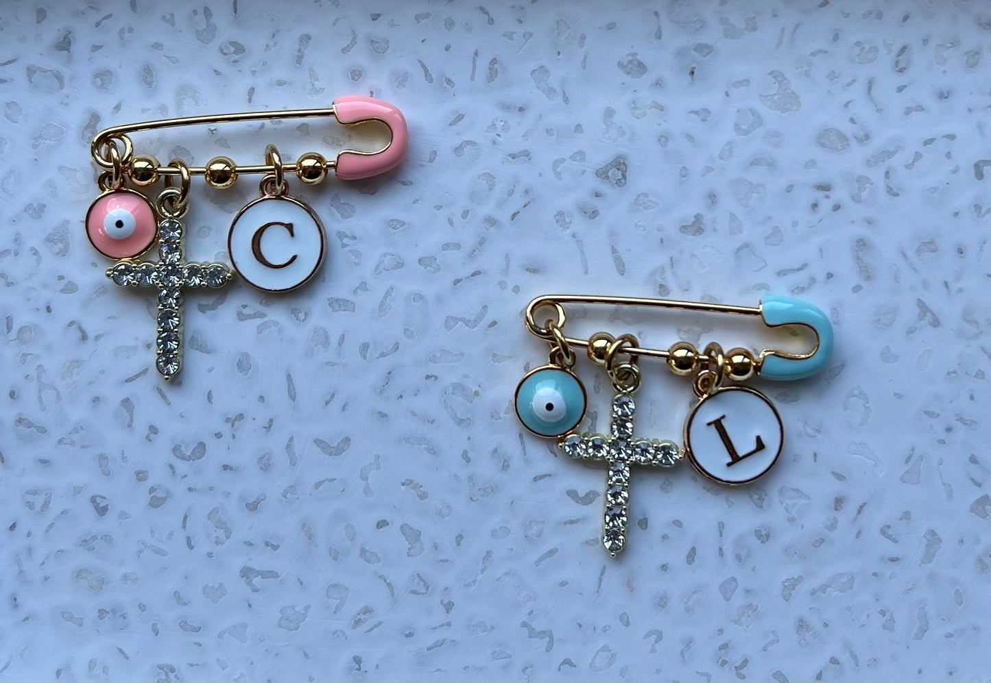 Baby Diamond Cross Pin