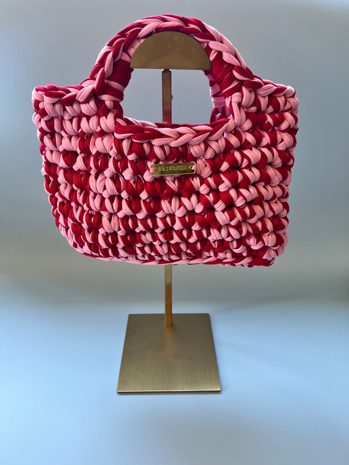 Selene HandBag - Raspberry Cream