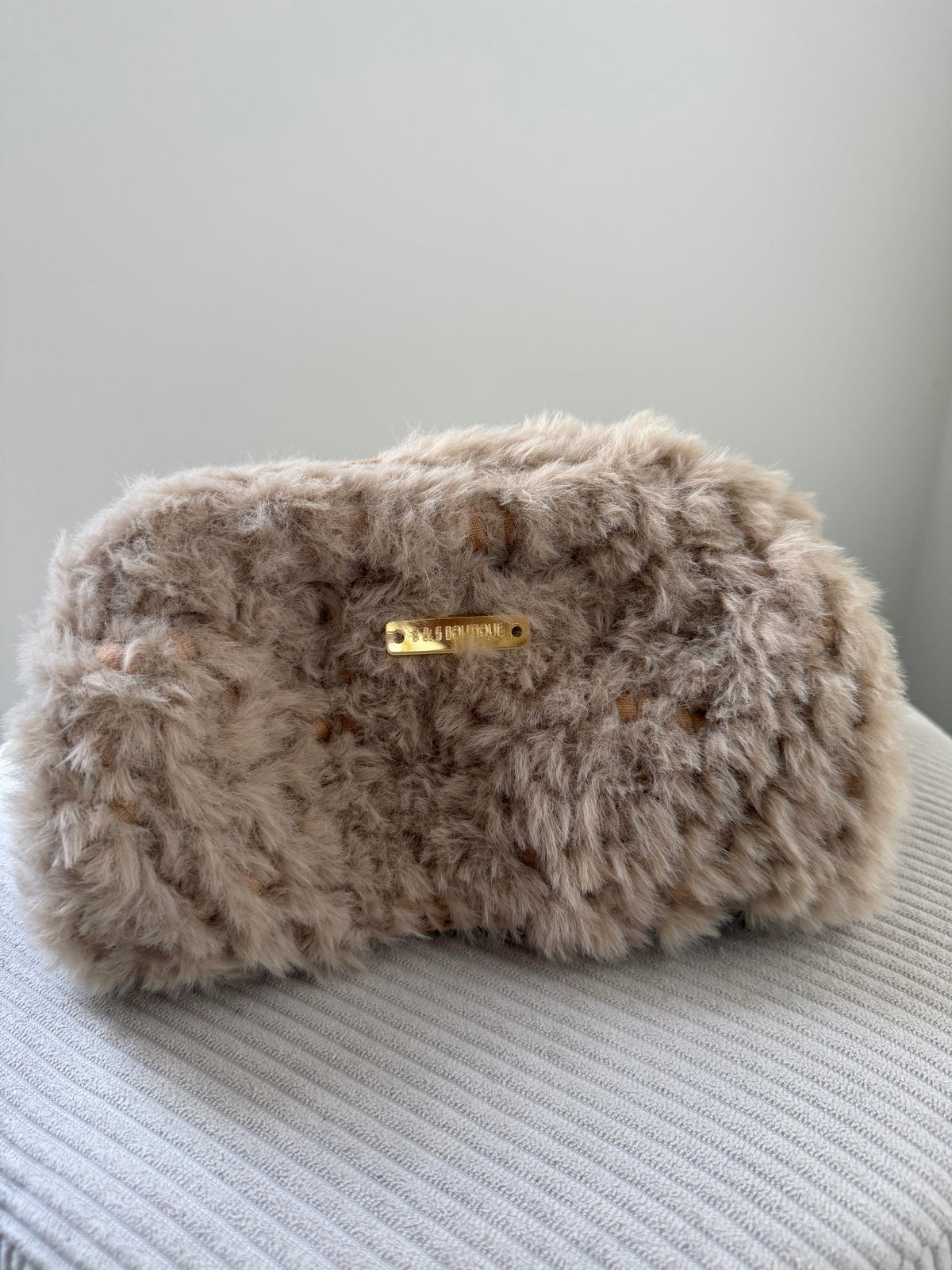🤎 Fluffy Teddy Crochet Bag