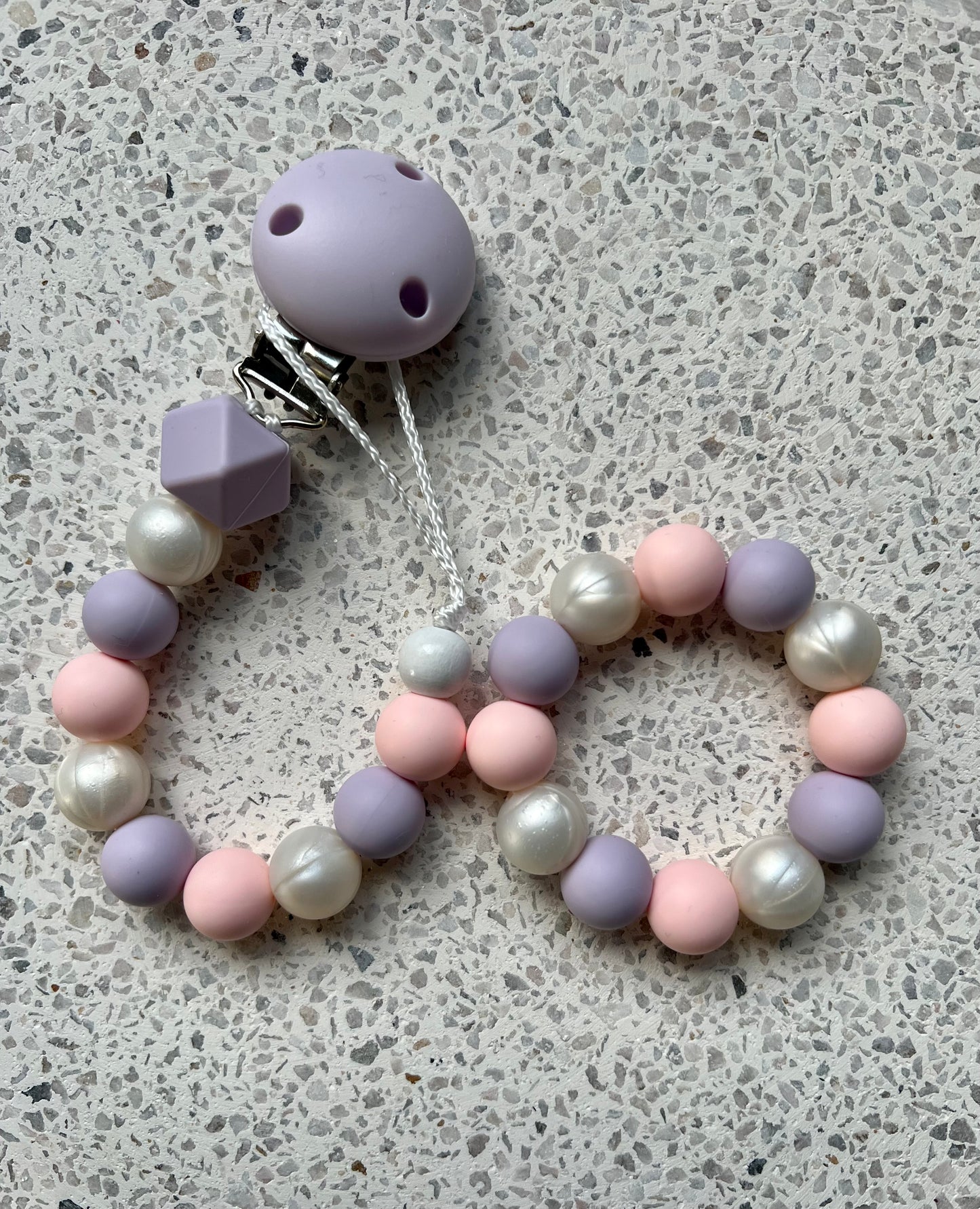 Dummy & Teether Lavender Set
