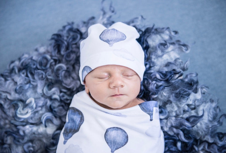 Cloud Chaser I Snuggle Swaddle & Beanie Set