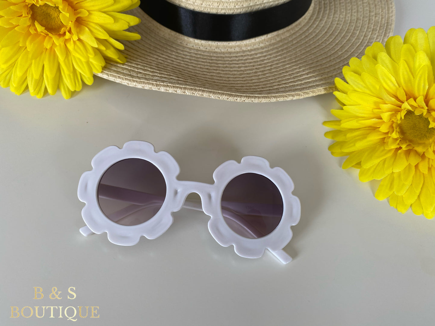 Sunglasses | White Flower