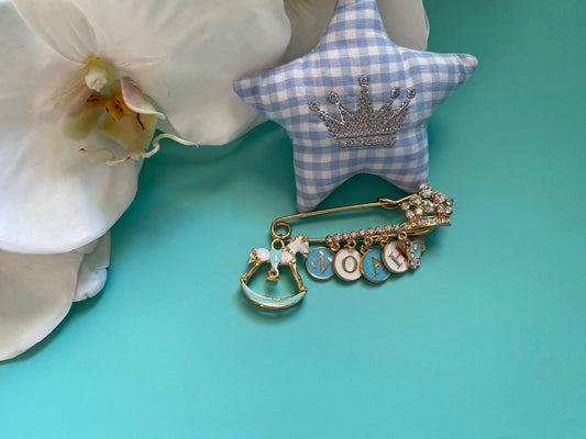 Personalised Crown Pin