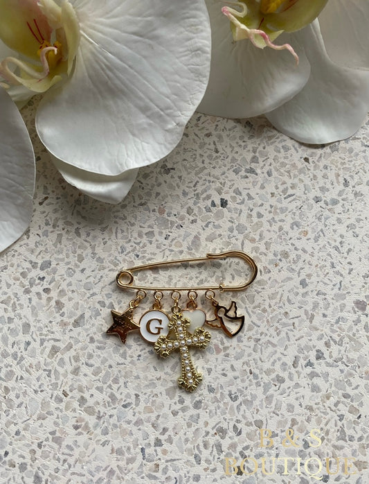 Pearl Cross Pin