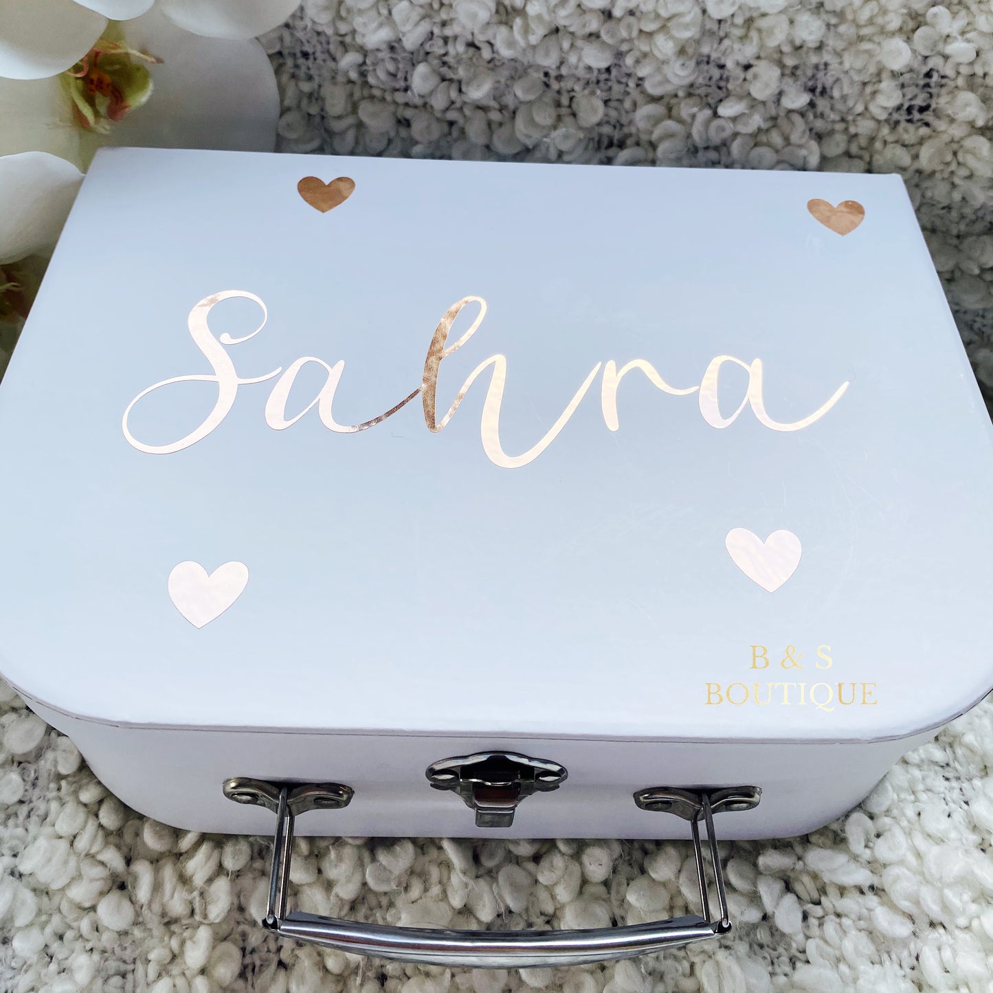 Personalised Suitcase Box - Medium Size