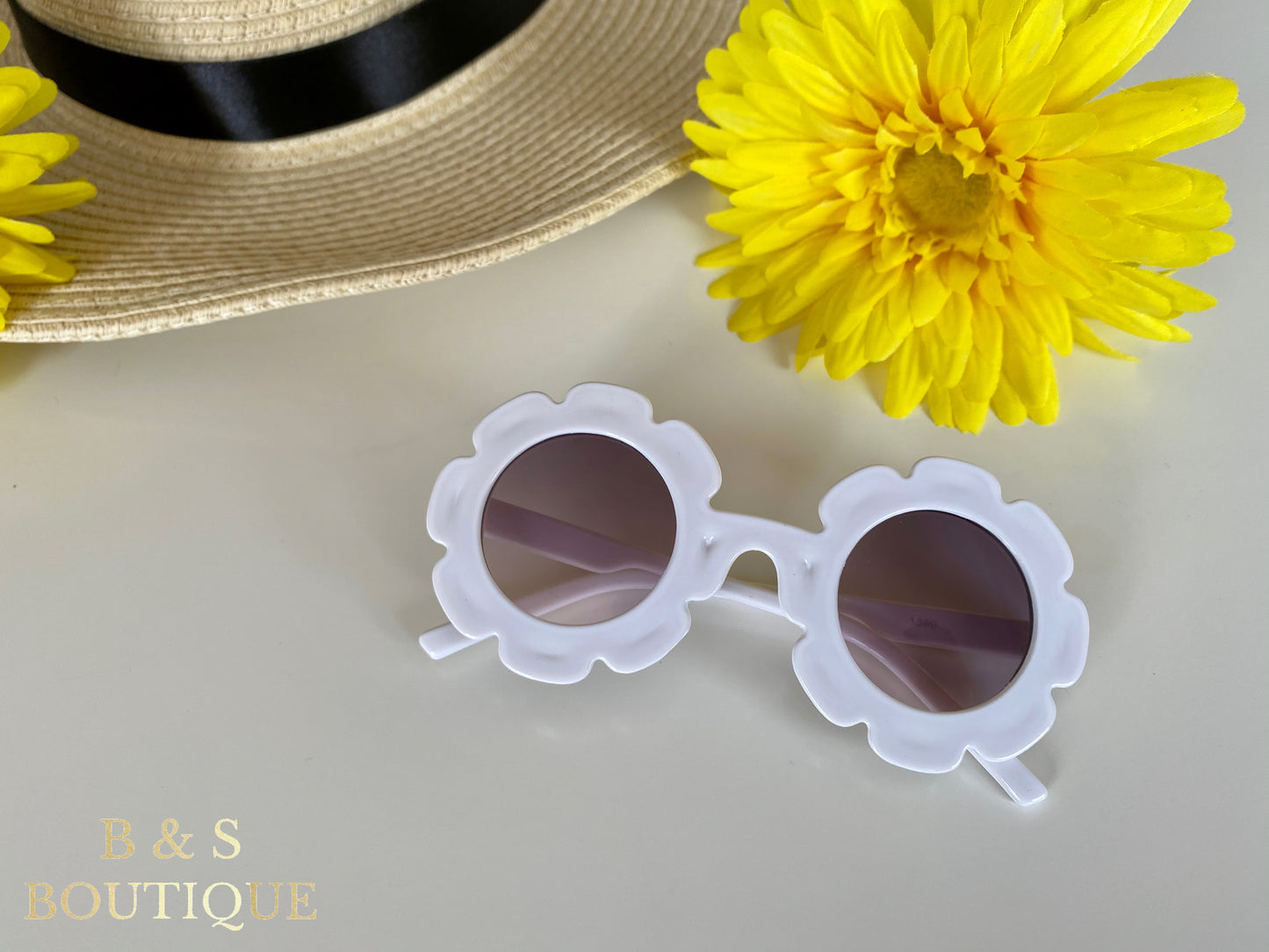 Sunglasses | White Flower