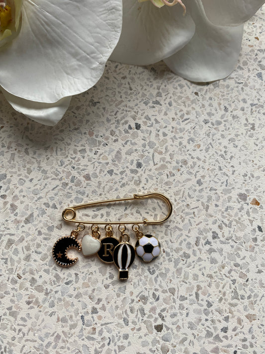 Black & White Pin