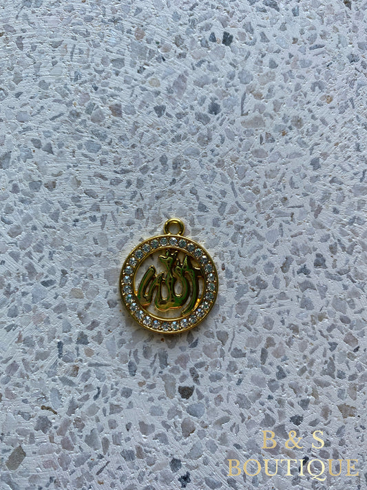 Diamond Allah Charm