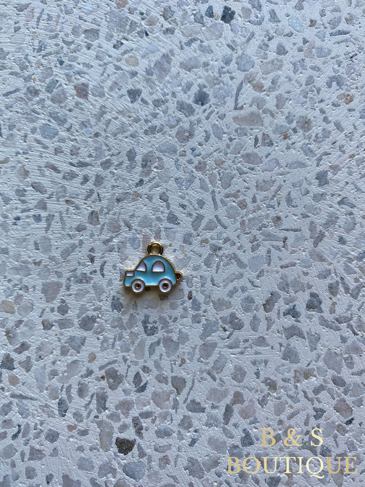 Small blue car