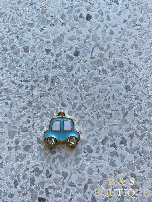 Blue car charm