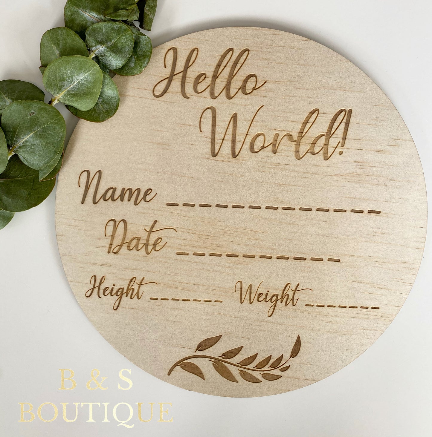 Large Personalised Baby Hamper Gift Box