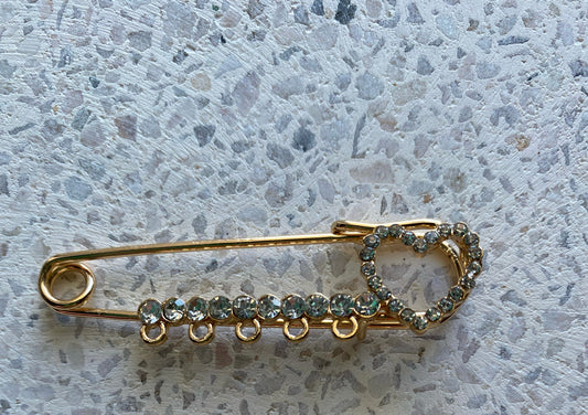 Heart Pin - 5 Charms