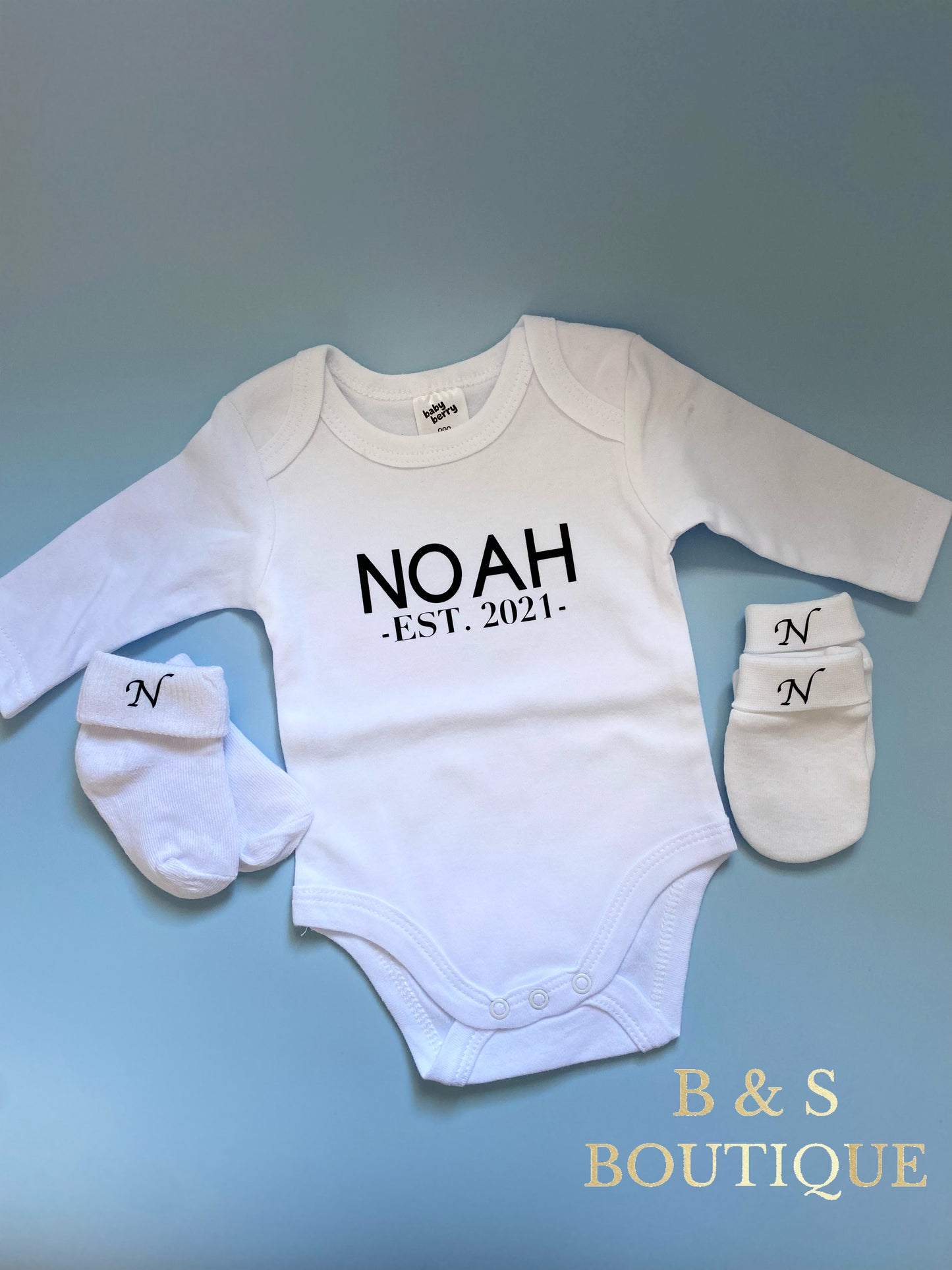 Large Personalised Baby Hamper Gift Box